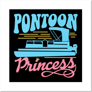 Pontoon Princess Pontoon Boat Posters and Art